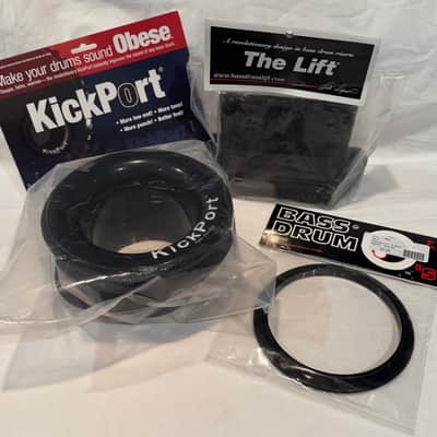 KickPort, Bass Drum O, Evans Bass Drum Lift - 3 Piece Boomin' Bass Drum Kit image 14