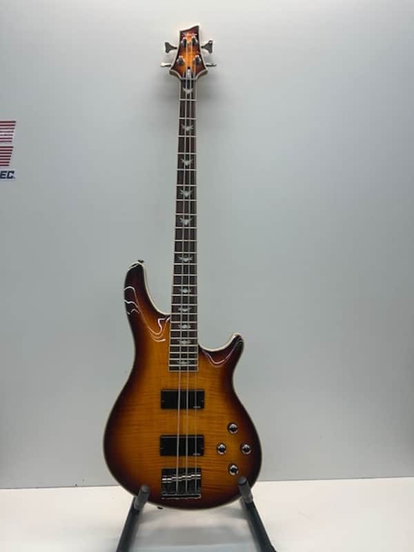 Schecter Omen Extreme-4 Active 4-String Bass 2010s - Vintage Sunburst image 1