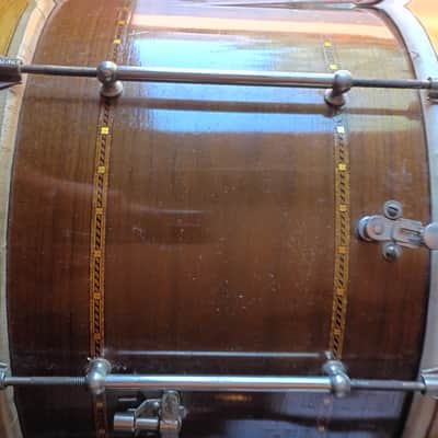 Ludwig&Ludwig field snare drum timepiece-sensitive strainer 10x16 1930s image 10