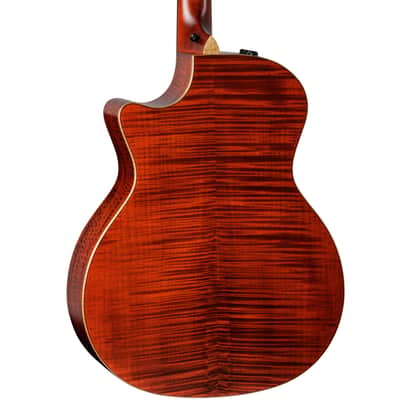 Taylor Custom #41: Grand Auditorium, Western Red Cedar/Figured Big Leaf Maple image 4