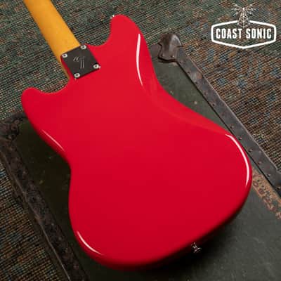 2010 Fender '69 Mustang Reissue Made in Japan - Red w/ Matching Headstock image 9