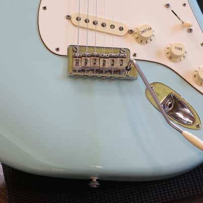2017 Fender Limited Edition American Professional Stratocaster w/ RW Neck Electric Guitar Daphne Blue + COA OHSC image 6