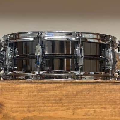 Ludwig LB416 Black Beauty 5x14" 10-Lug Brass Snare Drum New image 5