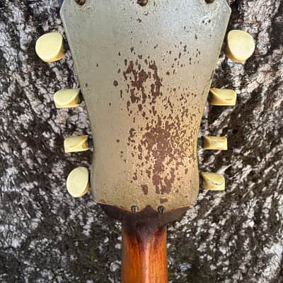 Vintage 1920’s Victoria “ Guaranteed Perfect Scale” Flatback Mandolin B&J New York-Solid Spruce Top- Mahogany Back & Sides- Made in USA image 10