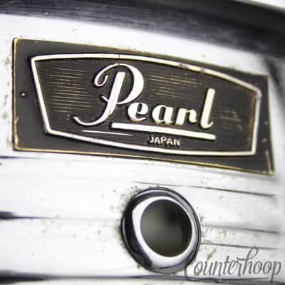 *Pearl Jupiter 14x5"4814 COB Brass Snare Drum Vintage 70s Japan Parallel 10-Lug* image 2