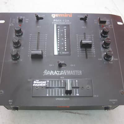 Gemini PMX-12A Stereo PreAmp DJ Mixer 2-channel ScratchMaster PMX12A image 1
