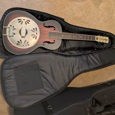 Gretsch G9240 Alligator Round-Neck Mahogany Body Biscuit Cone Resonator Guitar 2010s - 2-Color Sunburst image 8