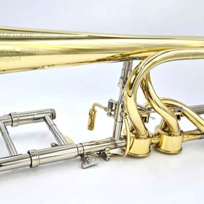 Rath R9 Custom Series Bb/F/Gb/D Bass Trombone in Clear Lacquer image 4