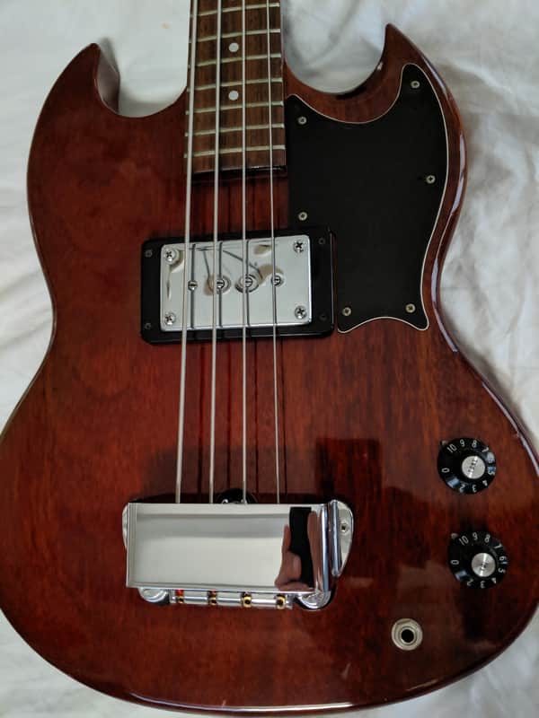 Gibson EB-0 1971 Mahogany, cherry image 1