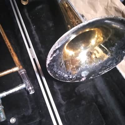 Bach TB300 Tenor Trombone, USA, Good Condition, with case image 7