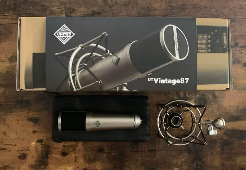 United Technologies UT Vintage87 Large Diaphragm Cardioid Condenser Microphone 2026 - Present - Nickel image 1
