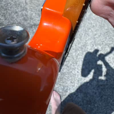 Fender Stratocaster Deluxe 2002 - Capri orange image 13