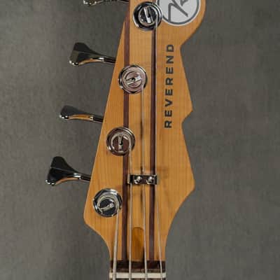 Reverend Triad Iconic Blue Electric Bass Guitar image 8