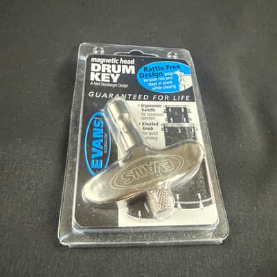 Evans DADK Magnetic Head Drum Key 2001 - 2020 - Black / Chrome image 2