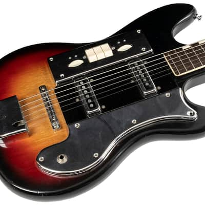 1960s Teisco VN-4 Baritone Sunburst image 2