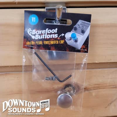 Barefoot Buttons V1 Mini Footswitch Cap - Silver image 1