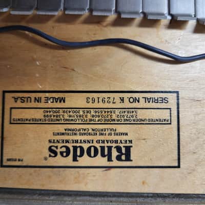 Rhodes Mark I Stage 73-Key Electric Piano 1977 - Black Rounded Top image 9