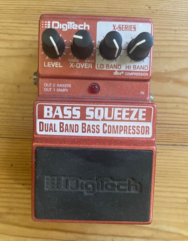 DigiTech X-Series Bass Squeeze Compressor/Sustain 2010s - Copper image 1