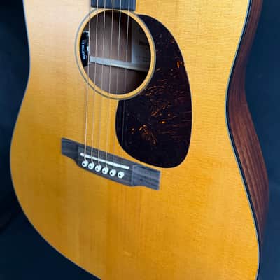 Martin D-10E Retro Dreadnought Acoustic-Electric Guitar Vintage Natural w/ Soft Case (430) image 7