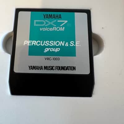 Yamaha DX7 II Voice ROM VRC-1003 – Percussion & S.E. Group – Complete w/ Box & Manual