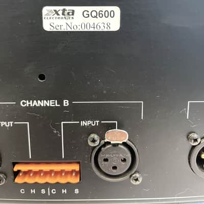 Xta Electronics GQ600 2-Channel 30-Band Graphic Equalizer image 5