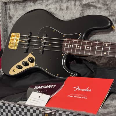 2025 Fender Japan Limited Collection Traditional 60s Jazz Bass – Black Pearl image 1
