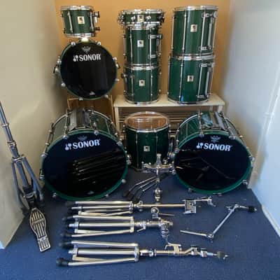 Sonor Designer Maple Lite 90’s Green 10 piece image 2