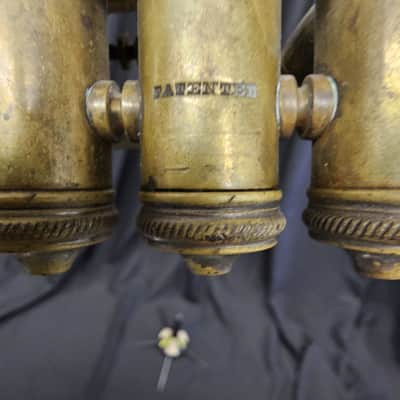 Conn Conqueror Vintage Bb Cornet - raw brass image 5