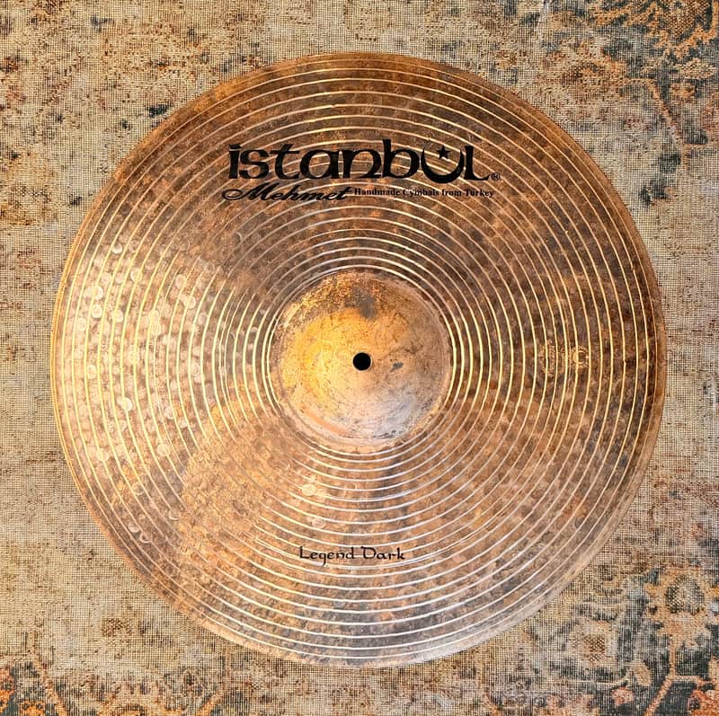 DARK FULL Istanbul Mehmet LEGEND DARK Crash 18” 1378 g PERFECT! Wide Lathing! image 1