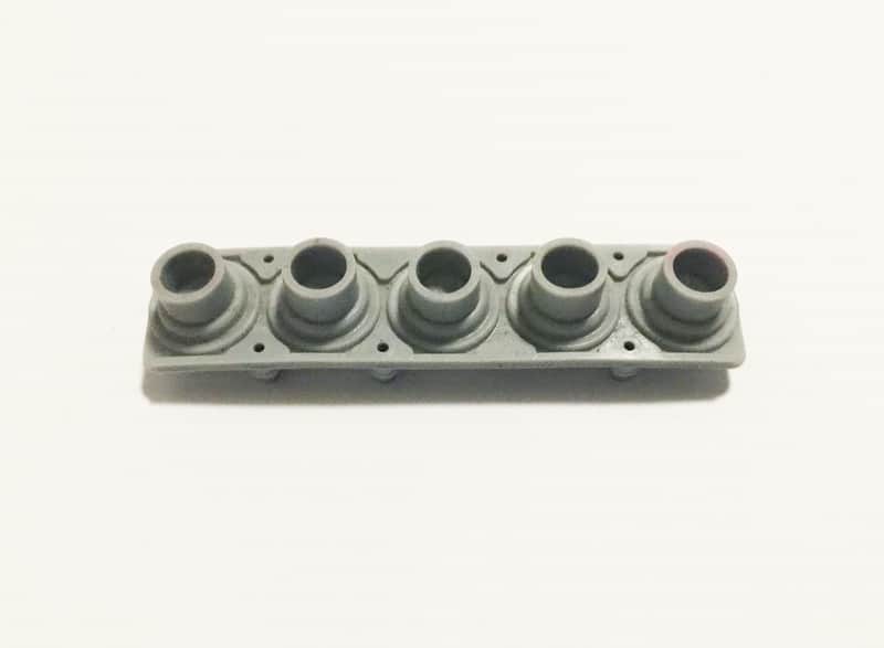 Rhodes Chroma Polaris, Kawai K1, K11, K4  5-Note Rubber Keyboard Contact Strip image 1