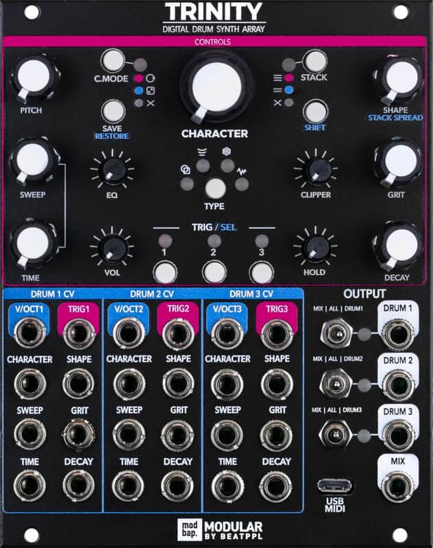 Modbap Modular Trinity 2024 - black image 1