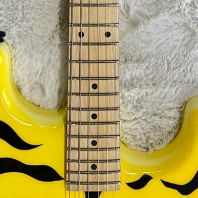ESP LTD George Lynch GL-200MT Electric Guitar, Yellow Tiger Stripes Finish image 3