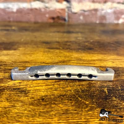 Gibson Custom Shop Aluminum Stopbar Tailpiece *Heavy Relic* (2020s - Nickel) image 4