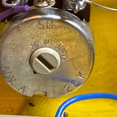 Colorsound Wah-Fuzz-Swell 1990s, United Kingdom - Yellow, Runs on Motorola BCI-84-LC-M728 Transistor image 20