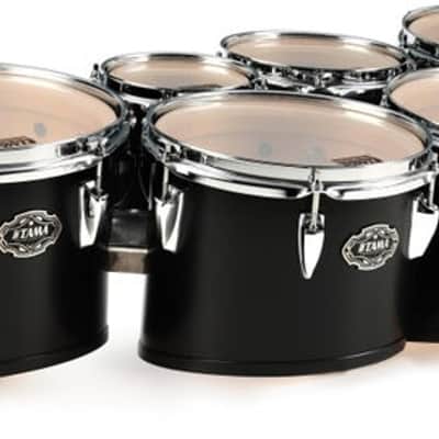 Tama MD680234 Fieldstar Marching Tenor Drums Sextet - 6/8/10/12/13/14-inch - Satin Black image 2