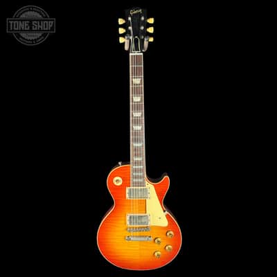 Gibson Custom 1959 Les Paul Standard Reissue Ultra Light Aged Sunrise Teaburst w/case 951301 image 2