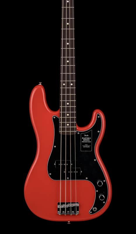 Fender Player II Precision Bass - Coral Red #57894 image 1