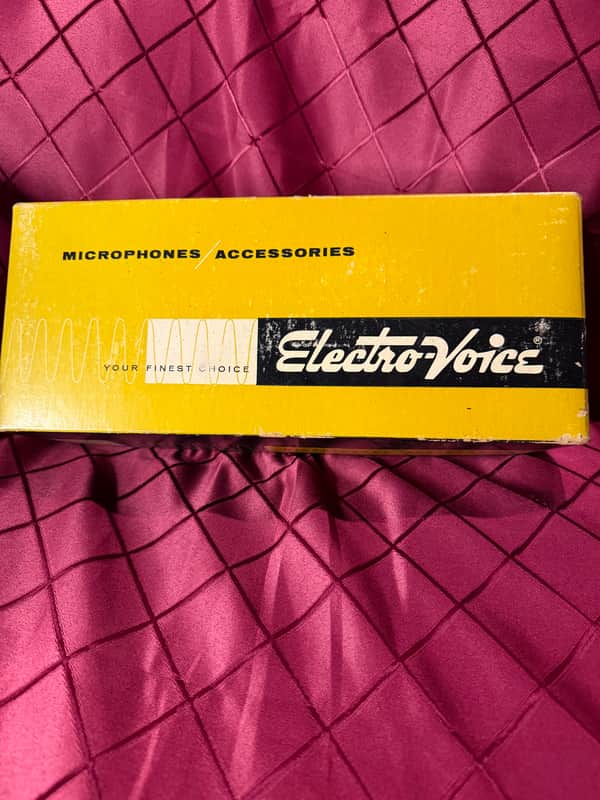 Electro-Voice 654A Dynamic Microphone 1950 - 1969 with all documentation and original box image 1