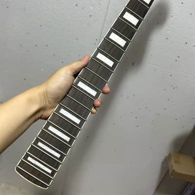 roasted maple electric guitar neck 22 fret big head rosewood block inlay image 5