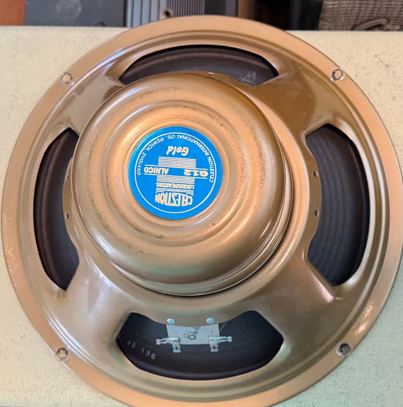 Celestion 8 ohm Gold Alnico 2020’s - Gold image 1
