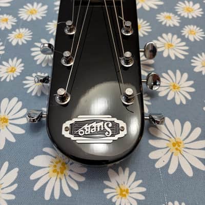 Supro 1466BW Jet Airliner Lapsteel 2010s Tuxedo image 4