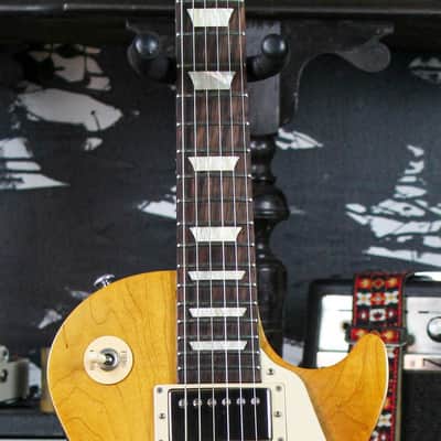 Preowned 2017 Gibson Les Paul Tribute Electric Guitar - Satin Faded Honey Burst w/ Gator Hardshell Case image 11
