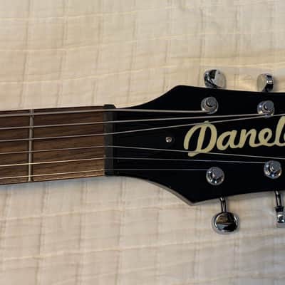 Danelectro 66BT Baritone Semi-Hollow Electric Guitar - 3-Tone Sunburst image 6