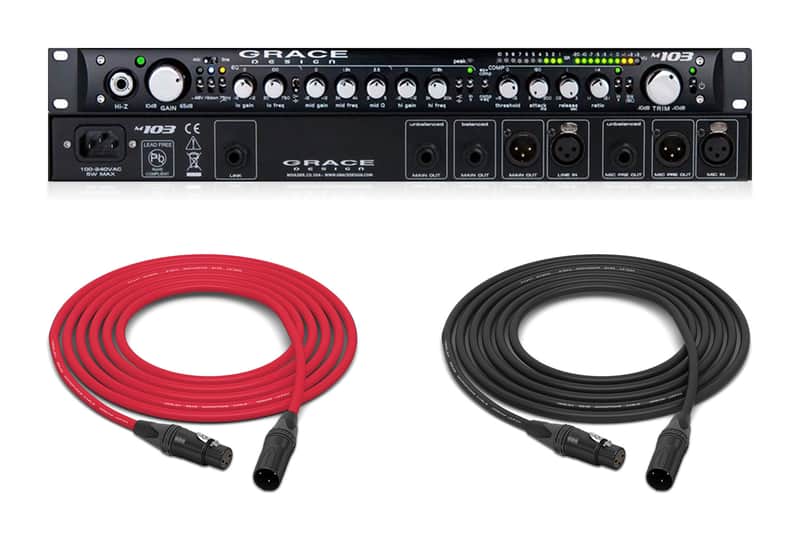 Grace Design M103 Channel Strip | Mic Pre / 3 Band Equalizer / Optical Compressor | Pro Audio LA image 1