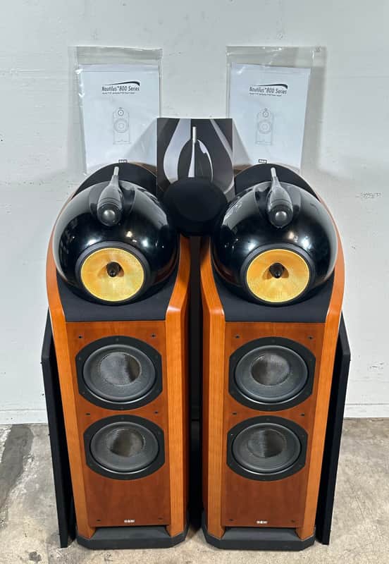 Bowers & Wilkins B&W 802 Nautilus - Audiophile Stereo Floorstanding Speaker Pair image 1