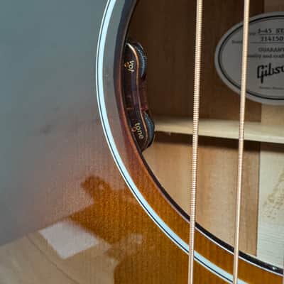 Gibson J-45 Standard Electric / Acoustic Guitar - Vintage Sunburst #5010 image 3