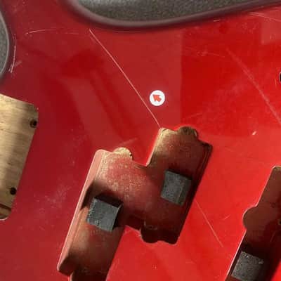 Red 5 String Tagima Basswood Body with Maple Neck image 9