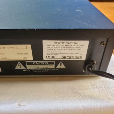 TASCAM CD-401 Mark 1 1990 - Black image 18