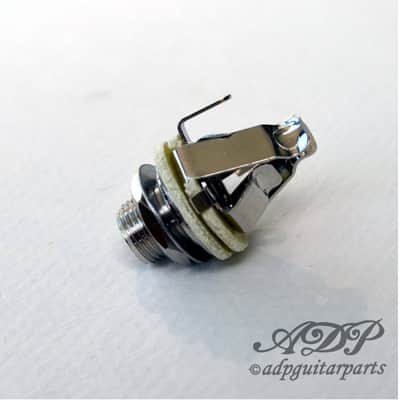 Pure Tone Mono Multi-Contact 1/4 in. Output Jack Nickel No More Crackle! PTT1 image 12