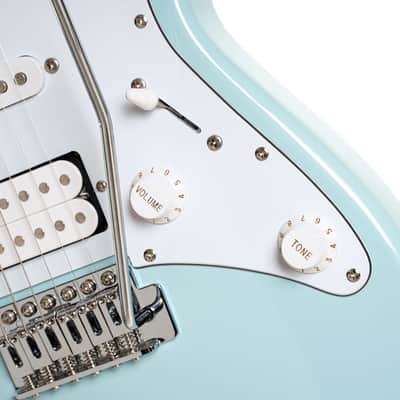 Cort Series 200 Double Cutaway Electric Guitar - Sky Blue image 6